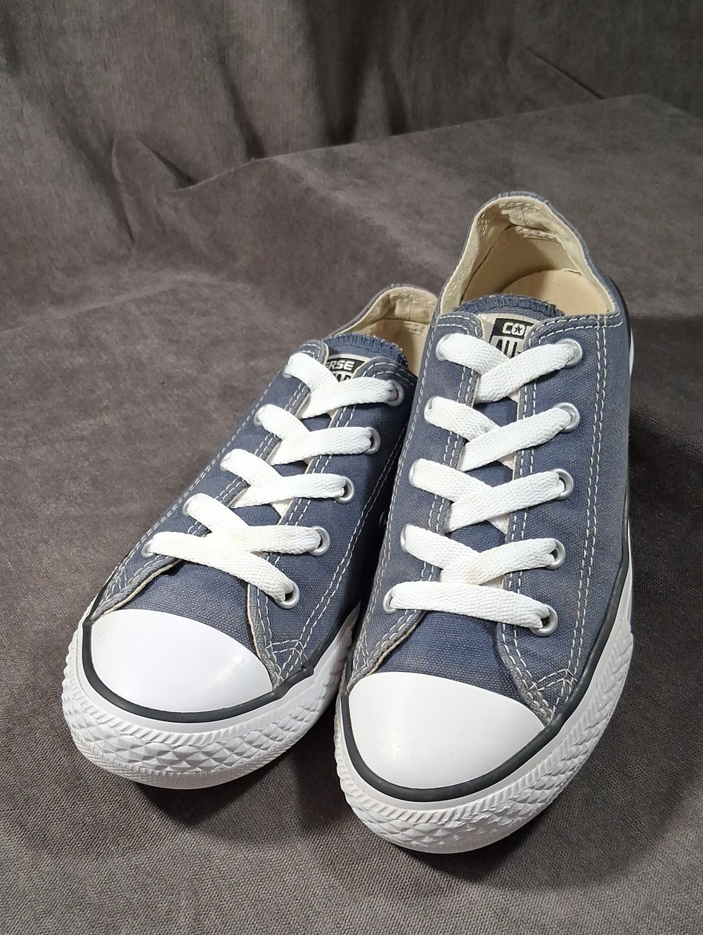 Converse Chuck Taylor All Star Ox Low Navy Blue Lace Up Sneakers FAIR US J3 W5
